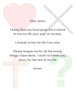 Choice prayer web